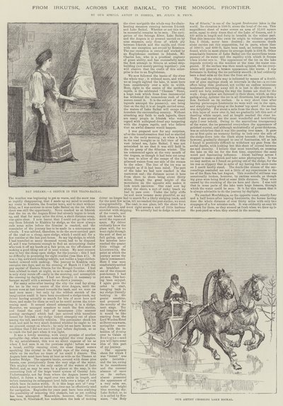 Van Irkoetsk, over het Baikalmeer, naar de Mongoolse grens door Frederick Pegram